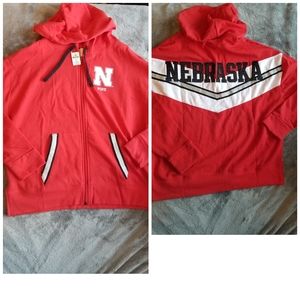 PINK Victoria Secret University of Nebraska zip-up
